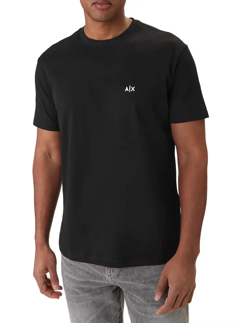 t-shirt armani exchange da uomo - nero