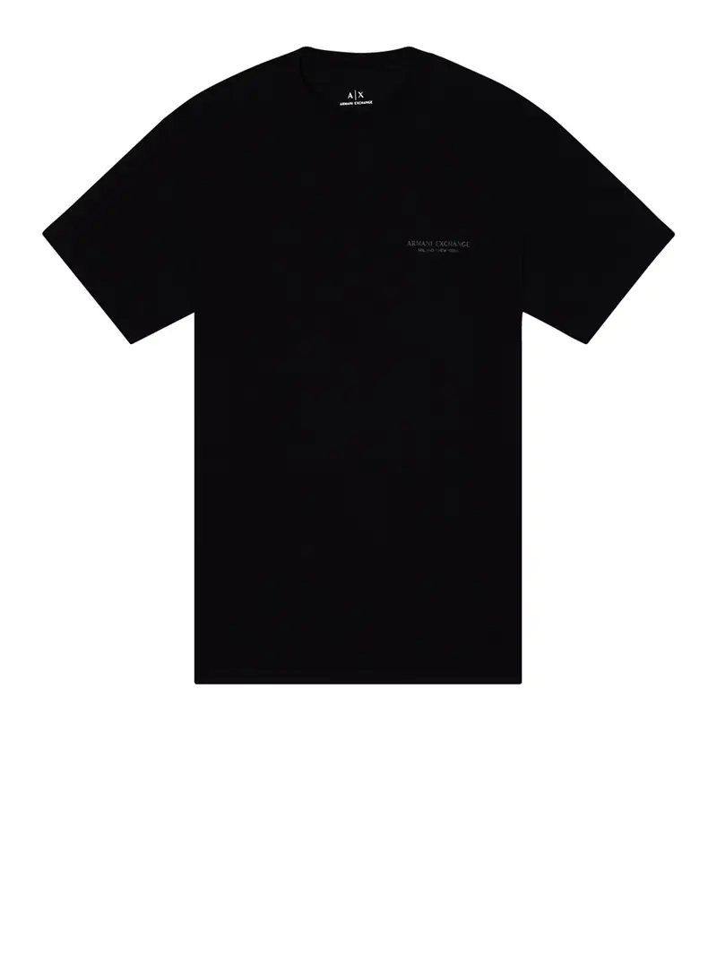t-shirt armani exchange da uomo - nero