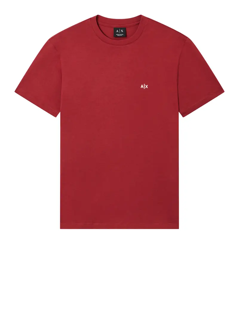 t-shirt armani exchange da uomo - rosso