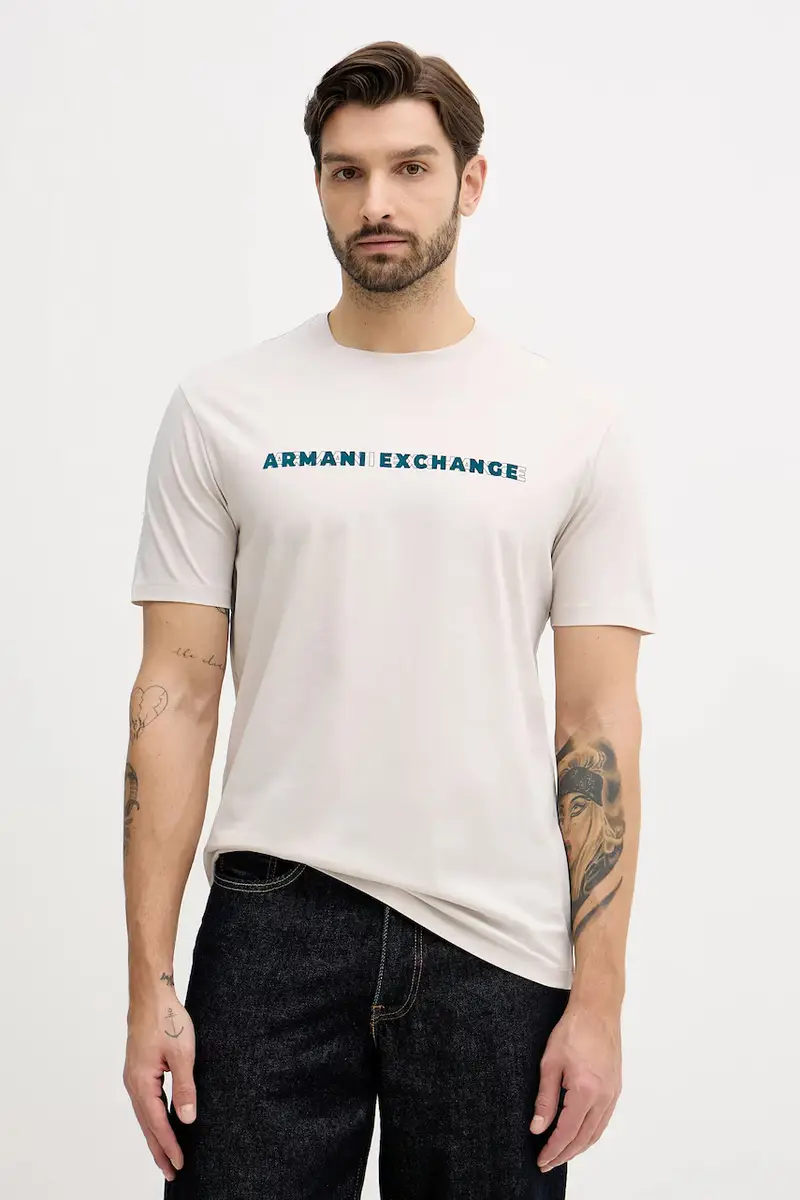 Armani Exchange T-shirt Beige 3955801