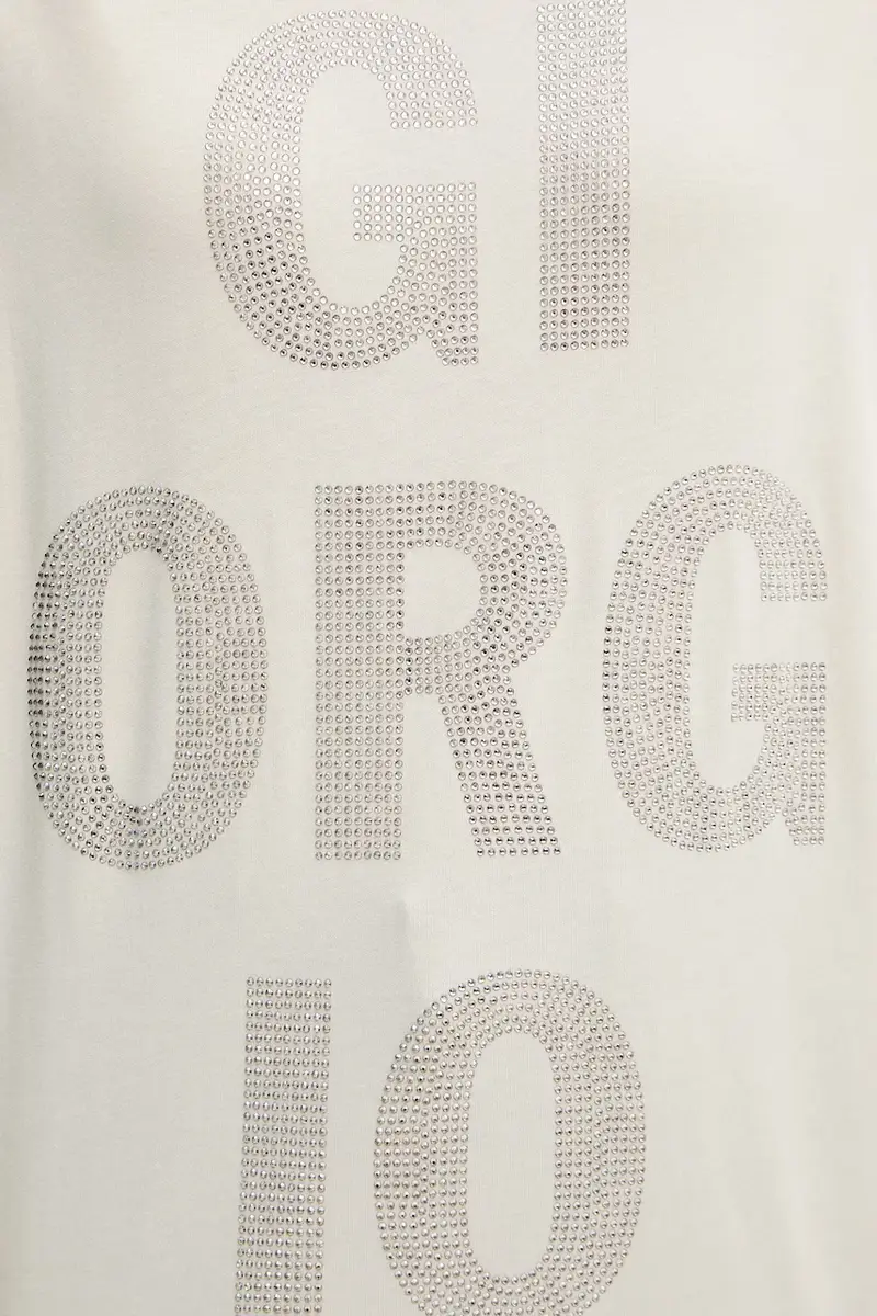 Armani Exchange T-shirt Donna Beige 3918472 miniatura 5