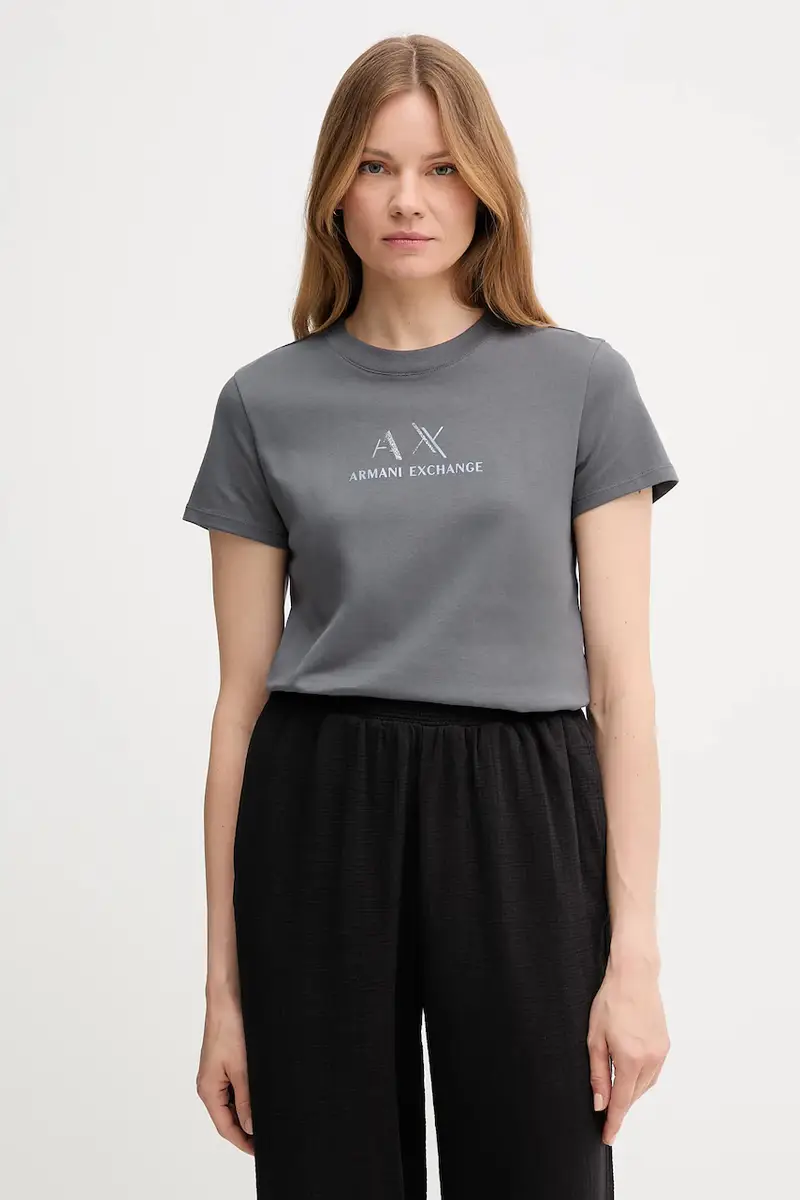 Armani Exchange T-shirt Donna Grigio 3249945