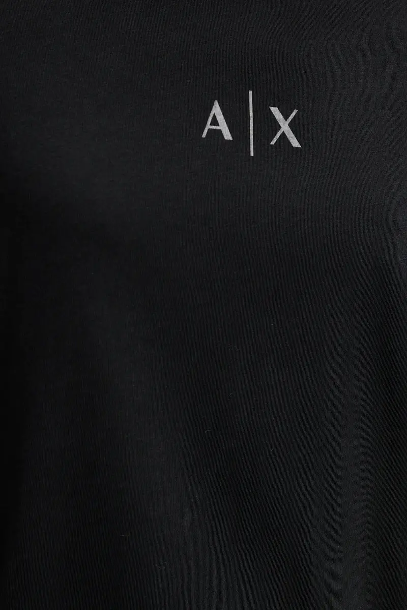Armani Exchange T-shirt Donna Nero 3777714 miniatura 5