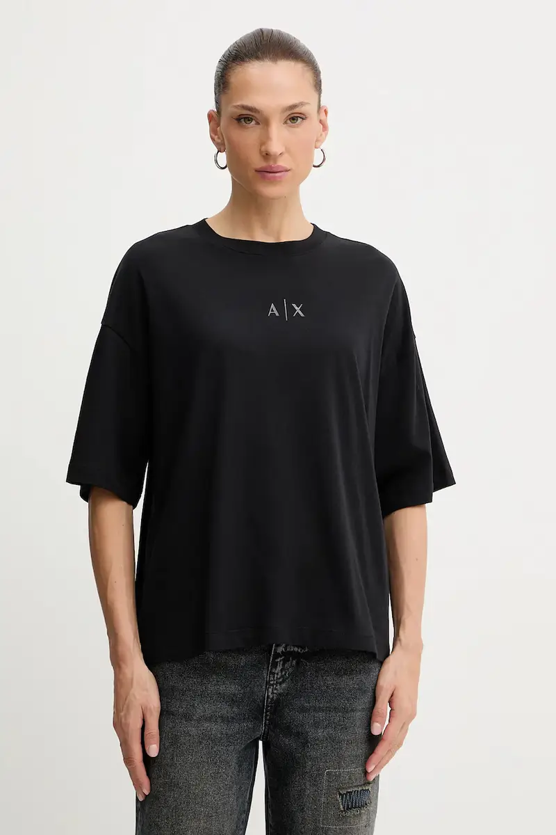 Armani Exchange T-shirt Donna Nero 3777714