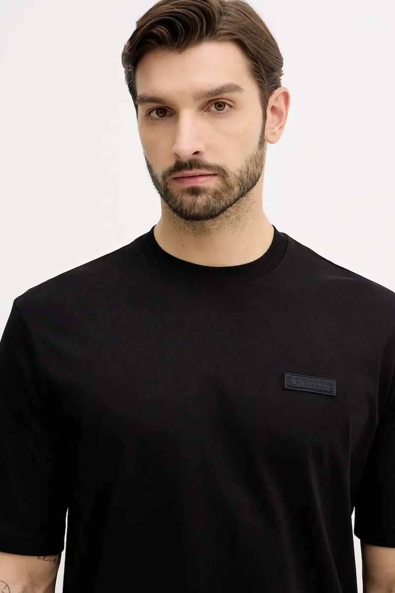 Armani Exchange T-shirt Nero 3957599 miniatura 4