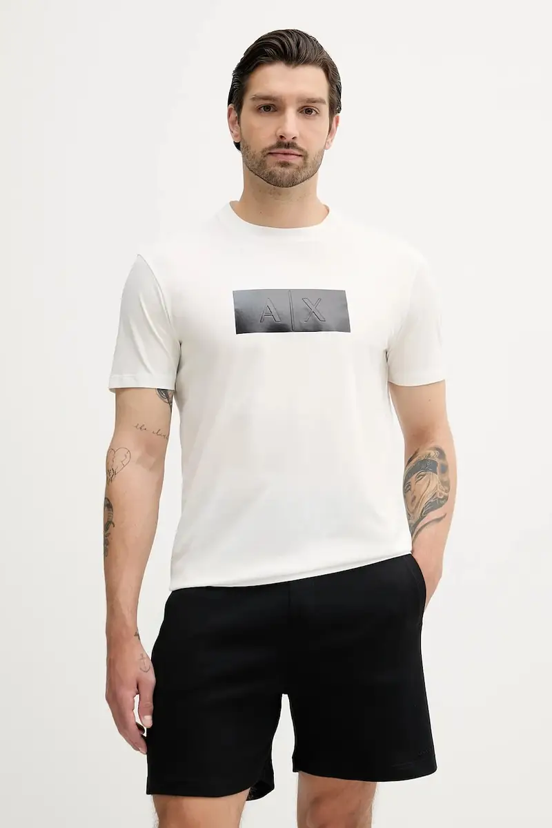 Armani Exchange T-shirt Uomo Beige 2213986