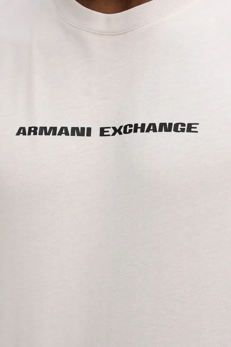 Armani Exchange T-shirt Uomo Beige 3918498 miniatura 5
