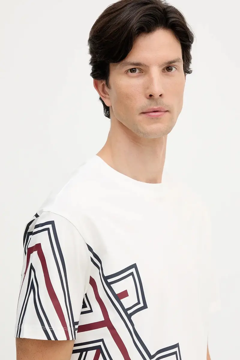 Armani Exchange T-shirt Uomo Bianco 3578179 miniatura 4