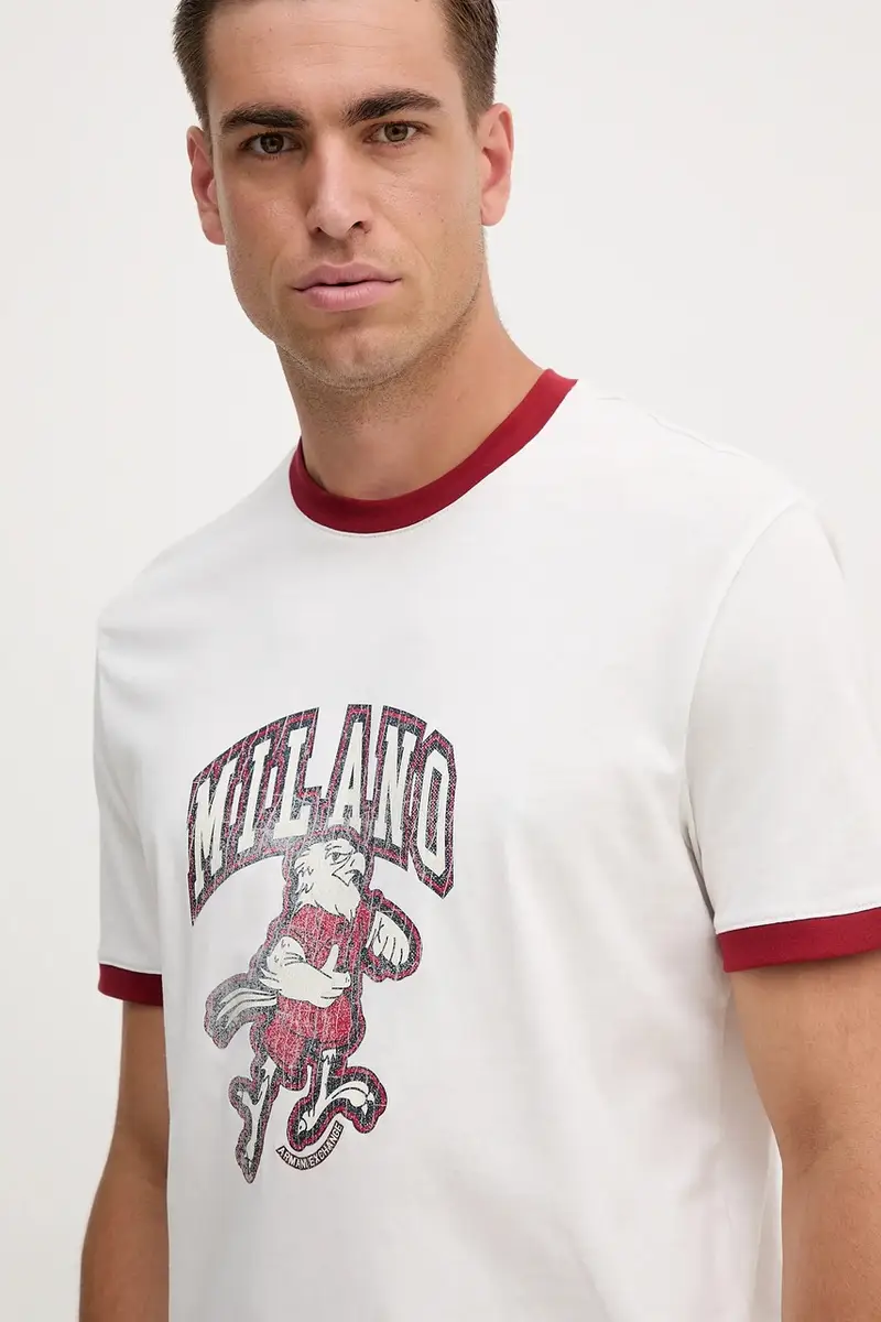 Armani Exchange T-shirt Uomo Bianco 3243247 miniatura 4