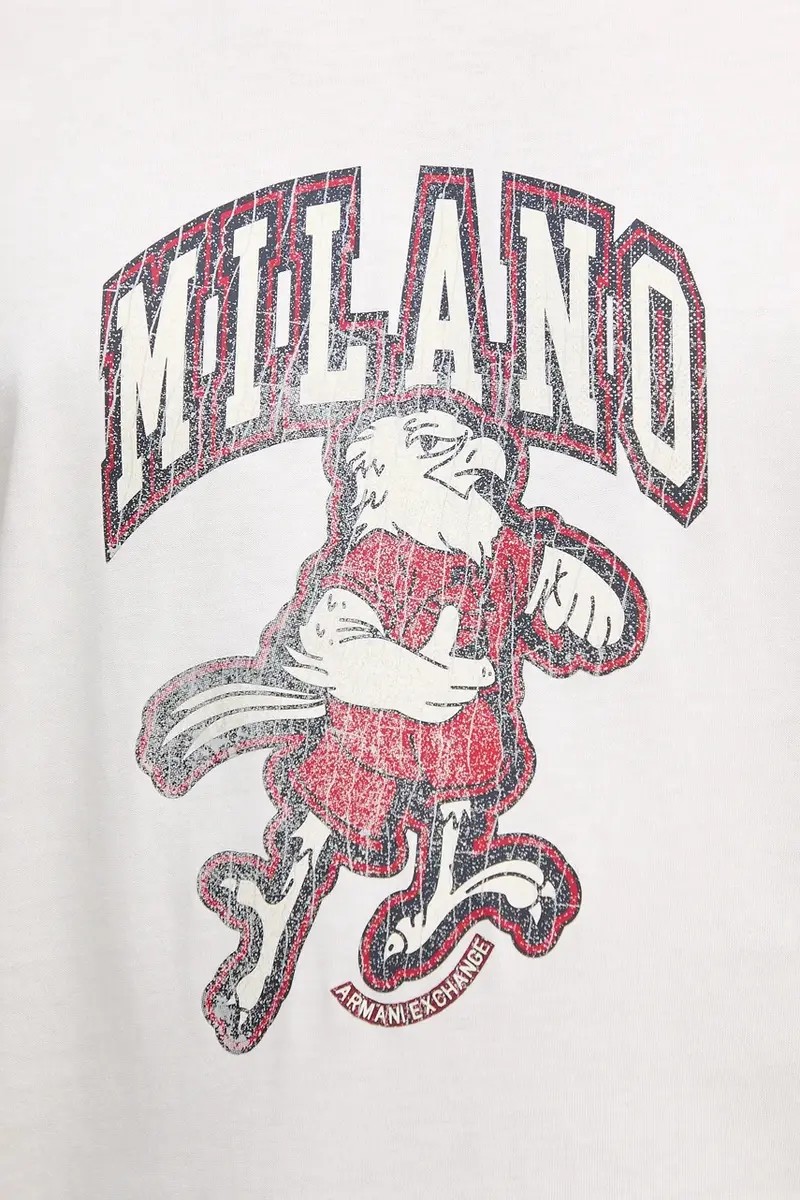 Armani Exchange T-shirt Uomo Bianco 3243247 miniatura 5