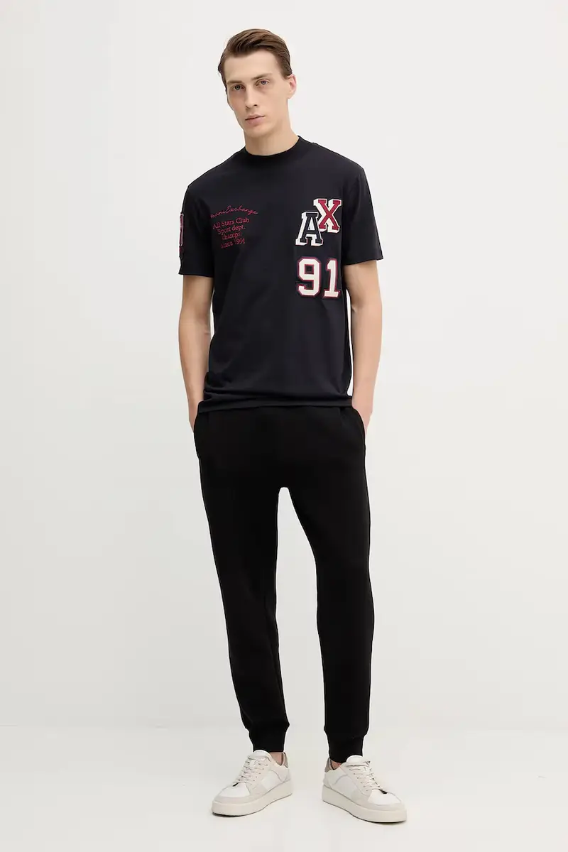 Armani Exchange T-shirt Uomo Blu 3593640 miniatura 2