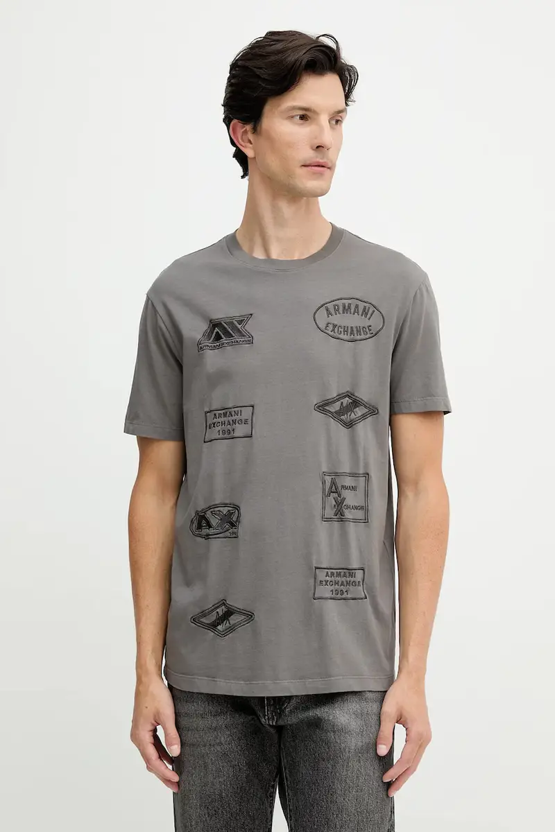 Armani Exchange T-shirt Uomo Grigio 3611170
