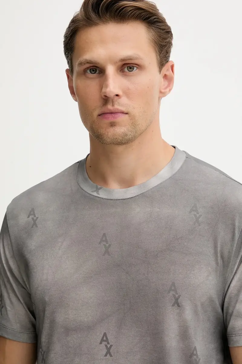 Armani Exchange T-shirt Uomo Grigio 3610414 miniatura 4