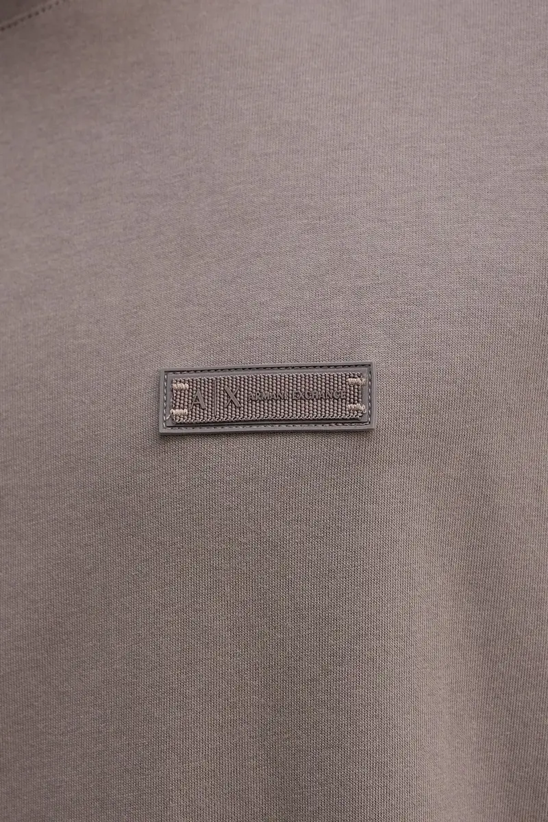 Armani Exchange T-shirt Uomo Marrone 3919454 miniatura 5