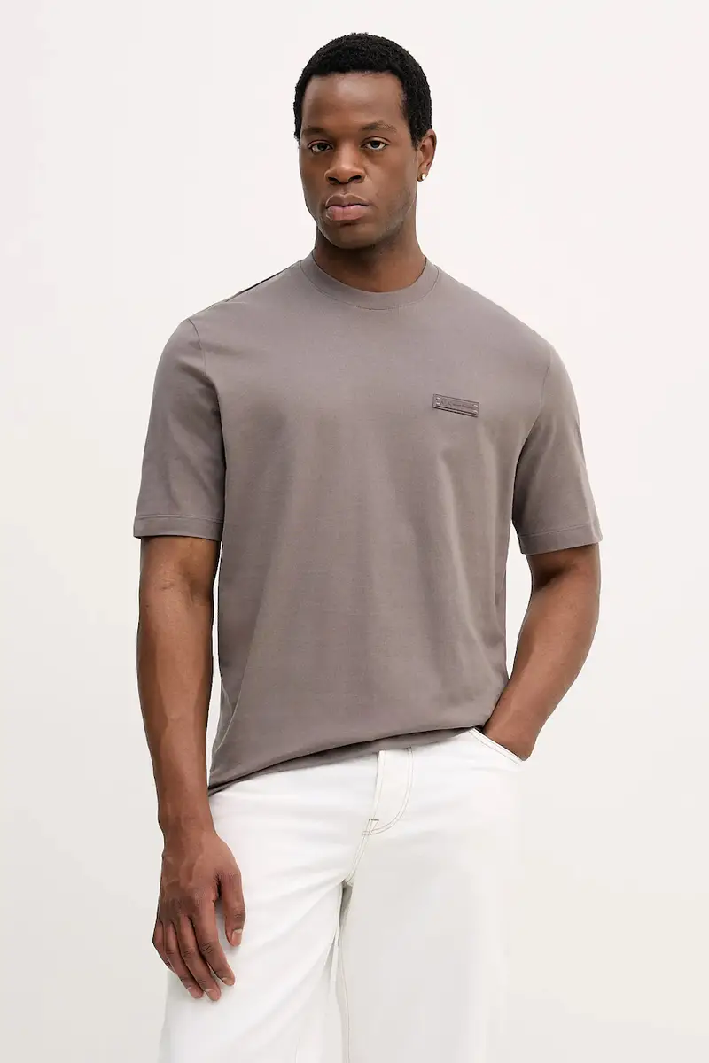 Armani Exchange T-shirt Uomo Marrone 3919454