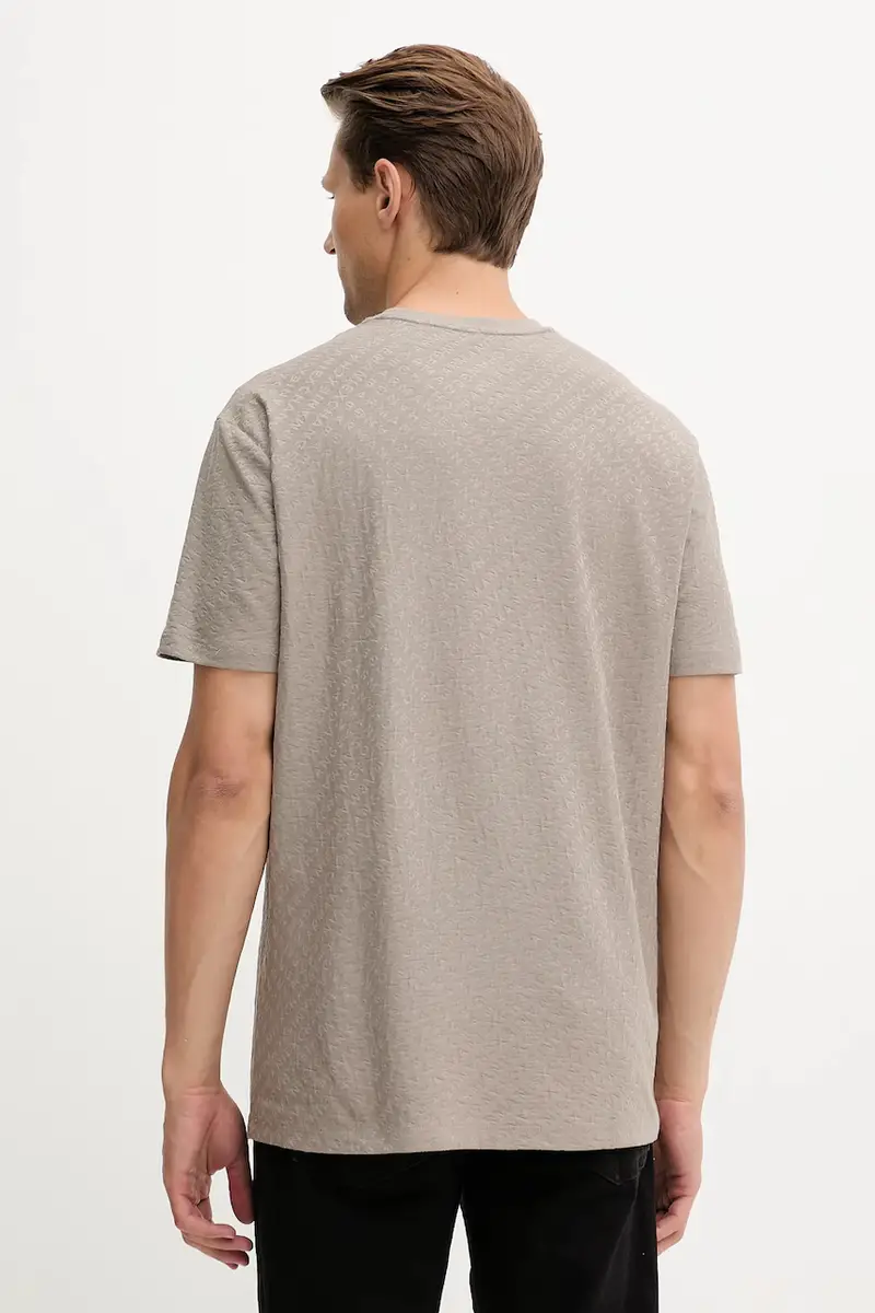 Armani Exchange T-shirt Uomo Marrone 3618845 miniatura 3