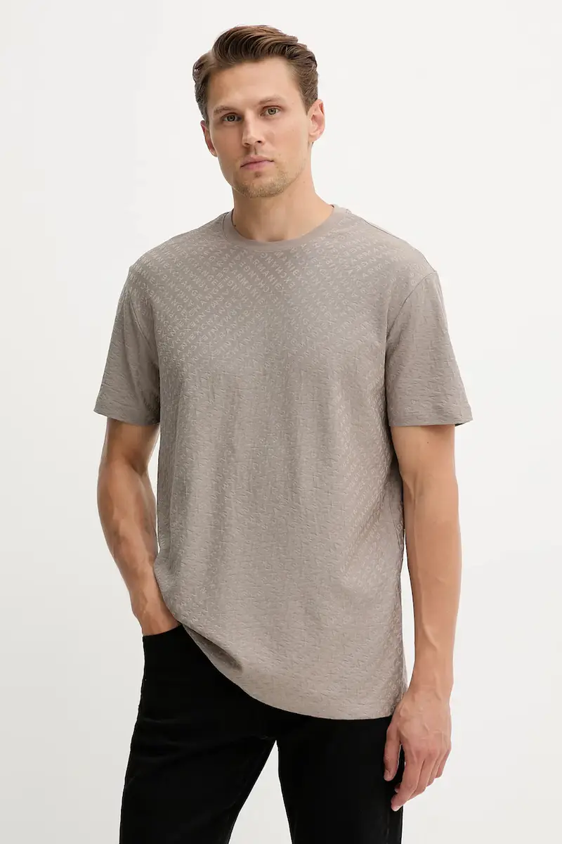 Armani Exchange T-shirt Uomo Marrone 3618845