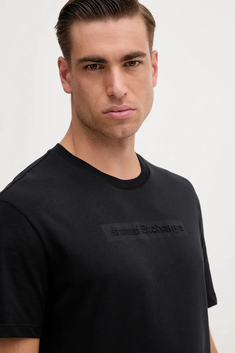 Armani Exchange T-shirt Uomo Nero 3275593 miniatura 4
