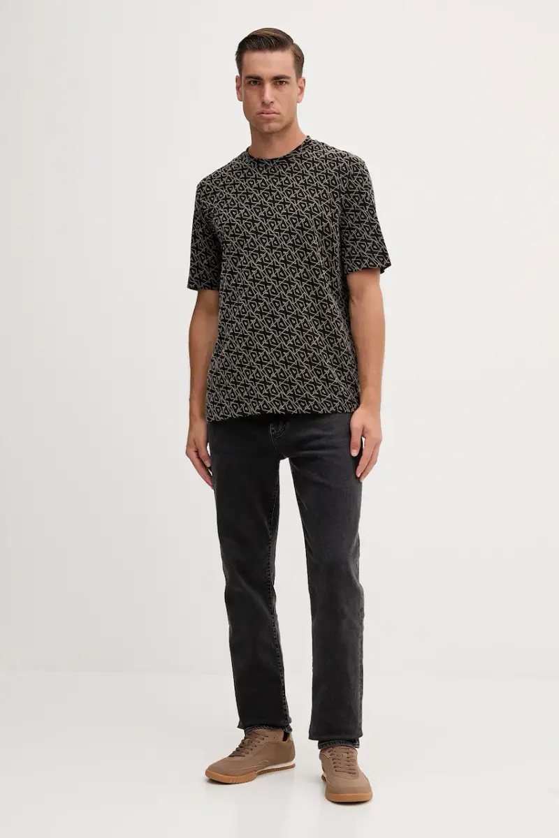 Armani Exchange T-shirt Uomo Nero 3641957 miniatura 2