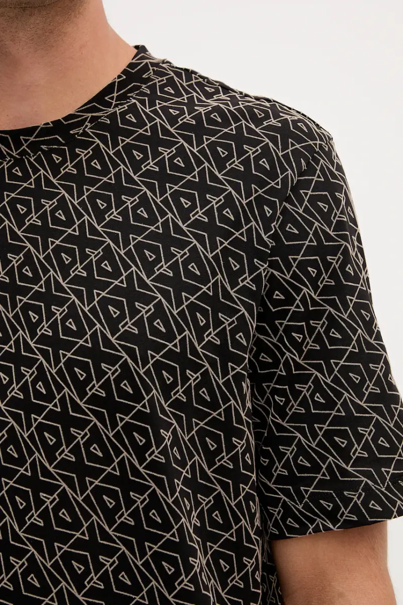 Armani Exchange T-shirt Uomo Nero 3641957 miniatura 5