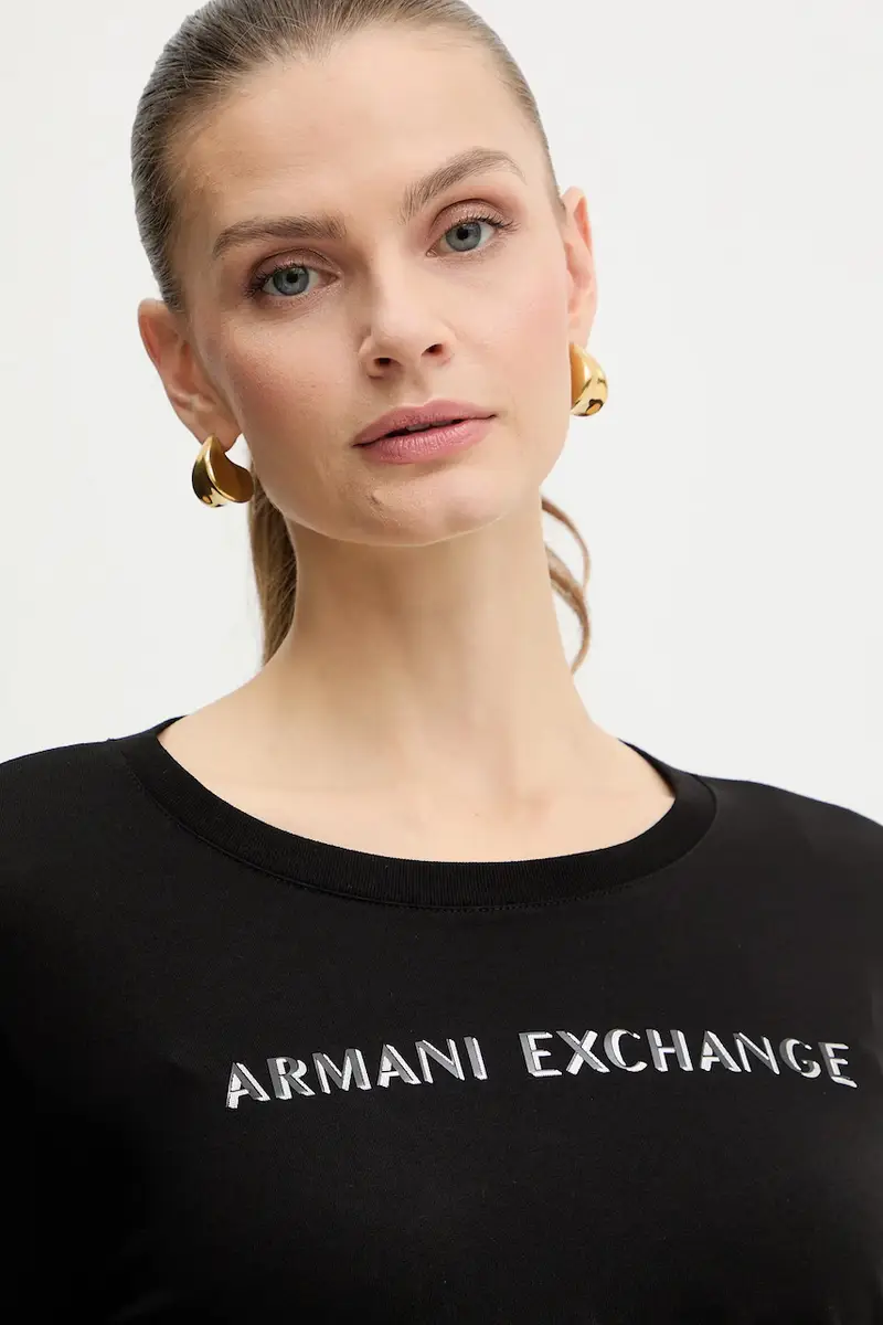 Armani Exchange Top Nero 3957693 miniatura 4