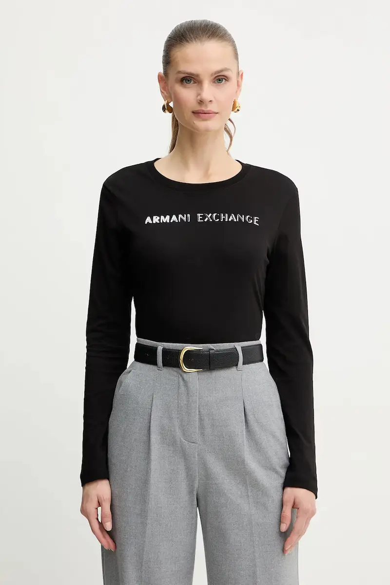 Armani Exchange Top Nero 3957693