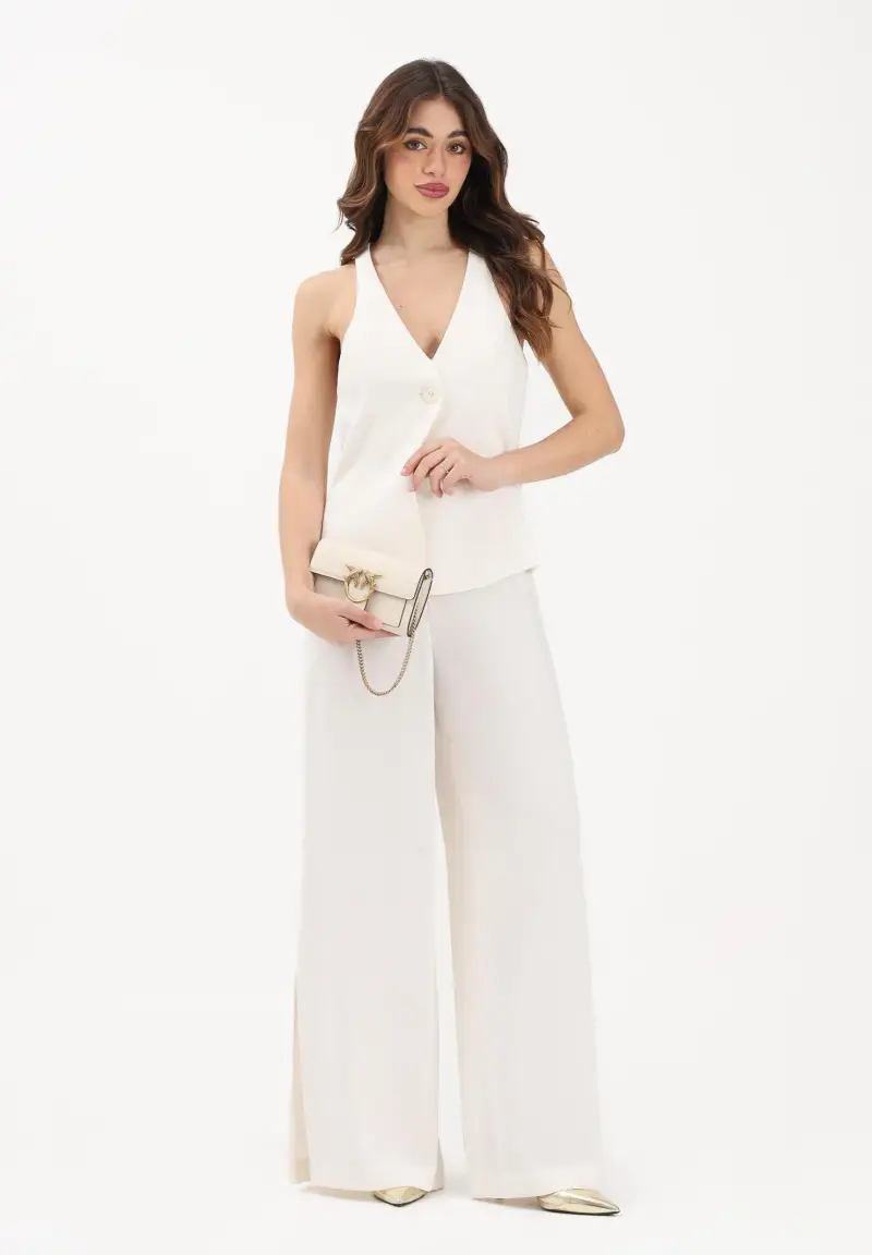 Tuta elegante avorio da donna miniatura 2