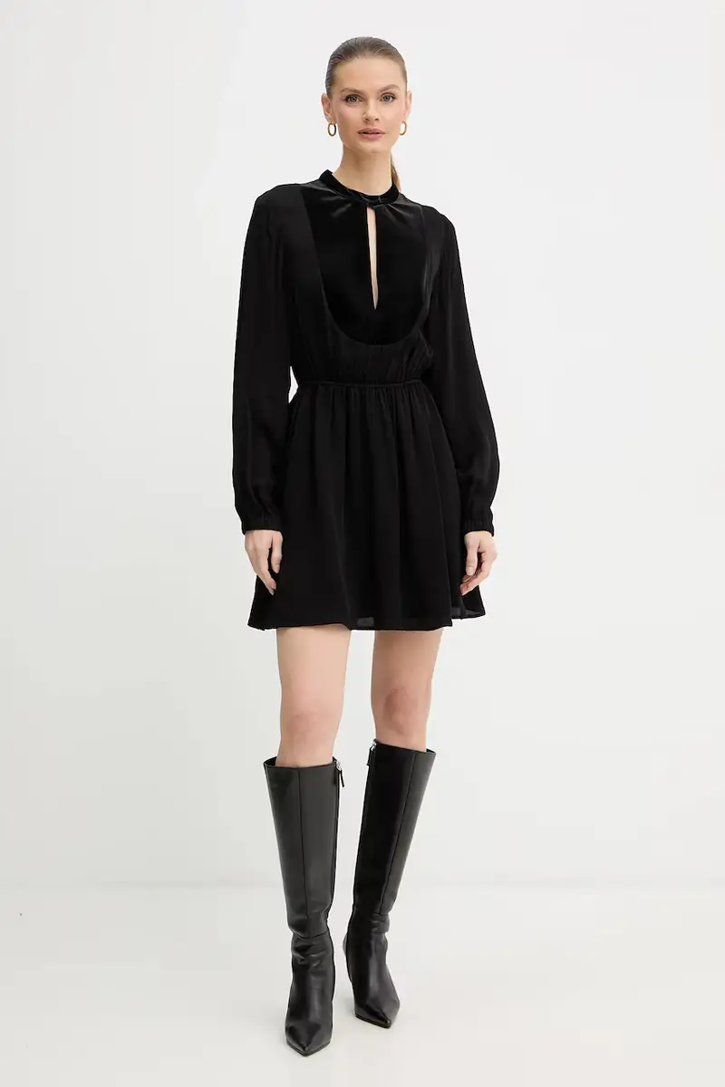 vestito colore nero XW001036 AF16121 miniatura 2