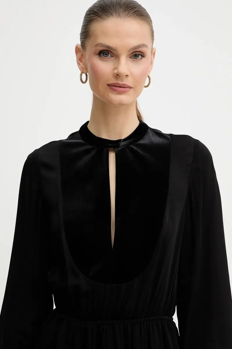 vestito colore nero XW001036 AF16121 miniatura 4