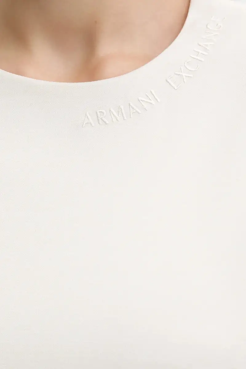 vestito con aggiunta di lana colore beige XW000661 AF16142 miniatura 5