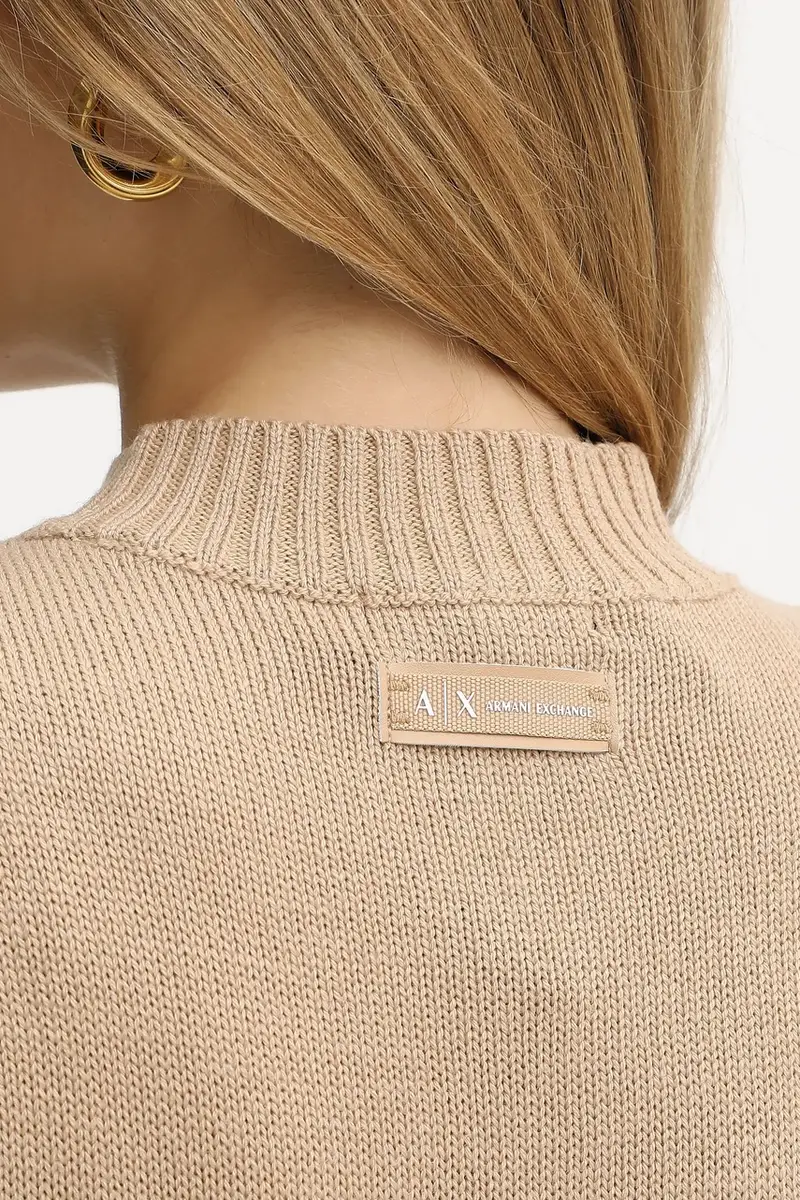 vestito con lana colore beige XW001308 AF13774 miniatura 5