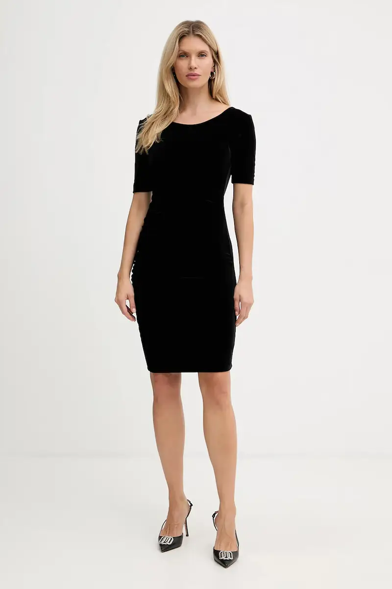 vestito in velluto colore nero XW001300 AF16147 miniatura 2