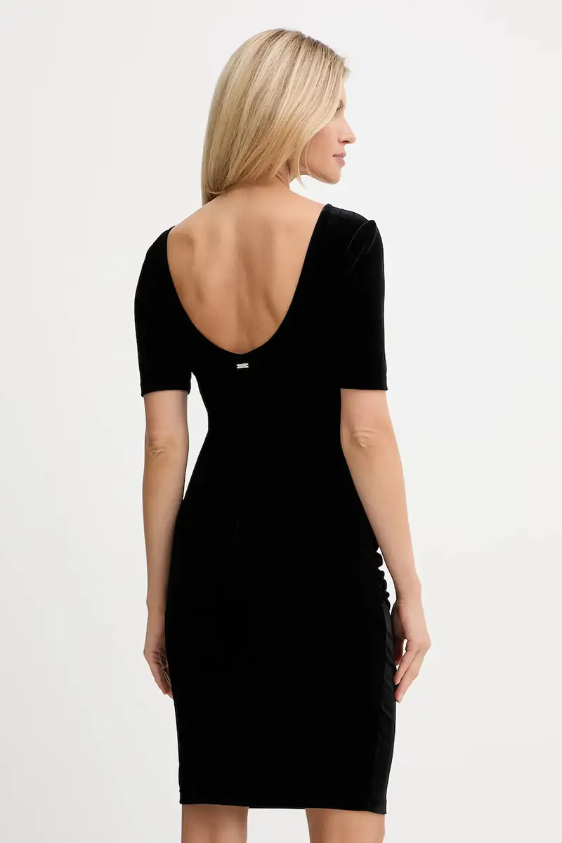 vestito in velluto colore nero XW001300 AF16147 miniatura 3