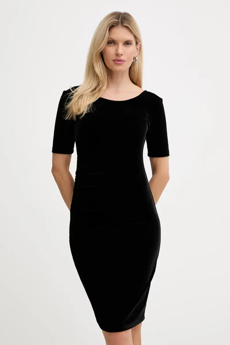 vestito in velluto colore nero XW001300 AF16147