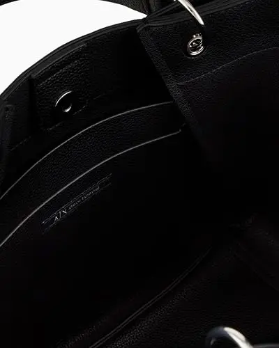 Armani Exchange Woman's Shopping L, Acquistare L da Donna, Black, Taglia Unica miniatura 2