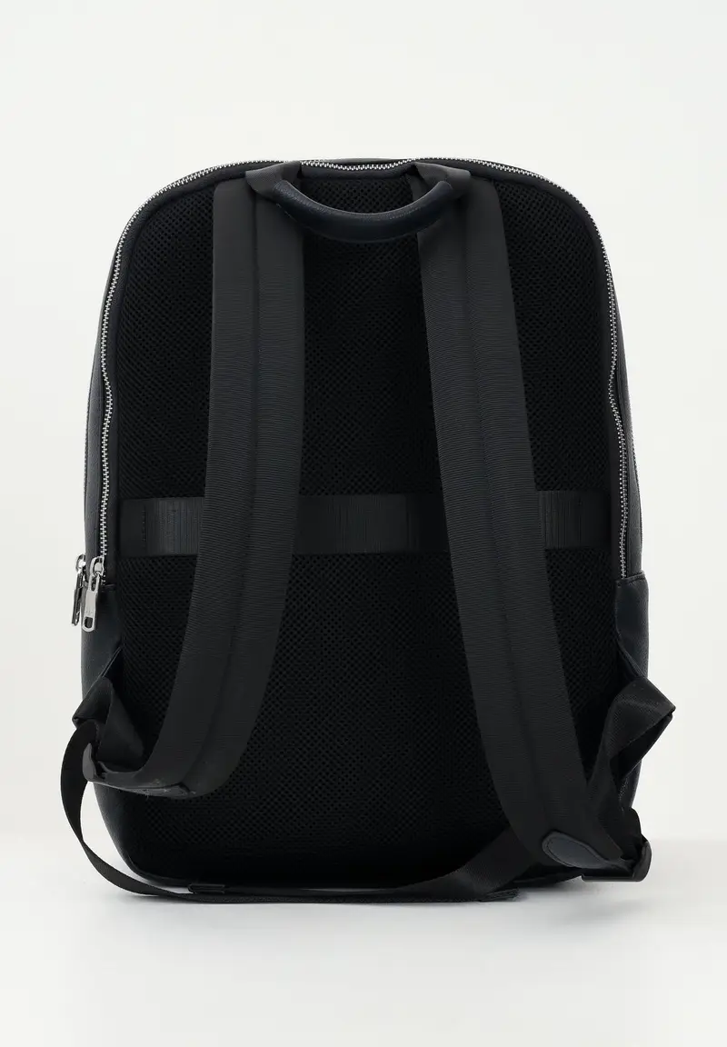 ARMANI EXCHANGE Zaino blu da uomo con logo miniatura 2