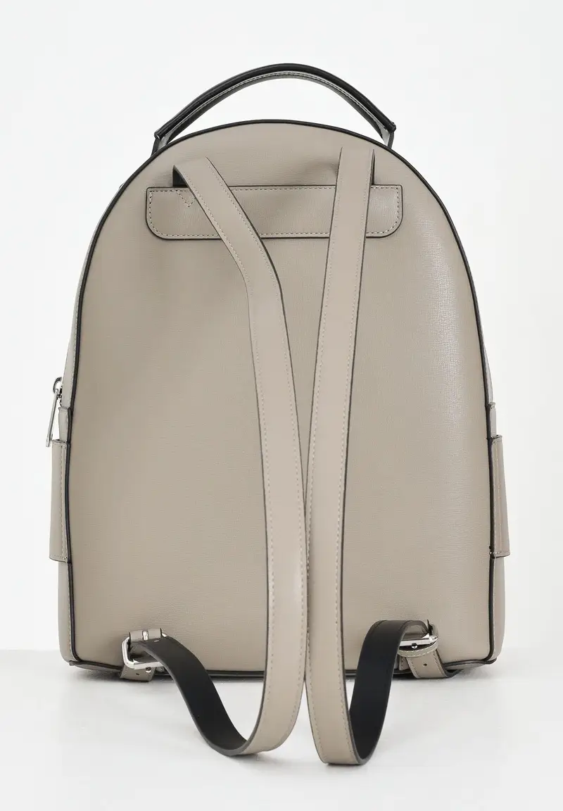 ARMANI EXCHANGE Zaino color fango da donna con placca logo miniatura 2