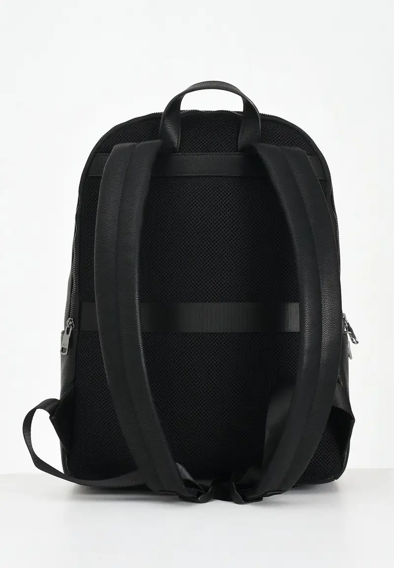 ARMANI EXCHANGE Zaino nero da uomo miniatura 2