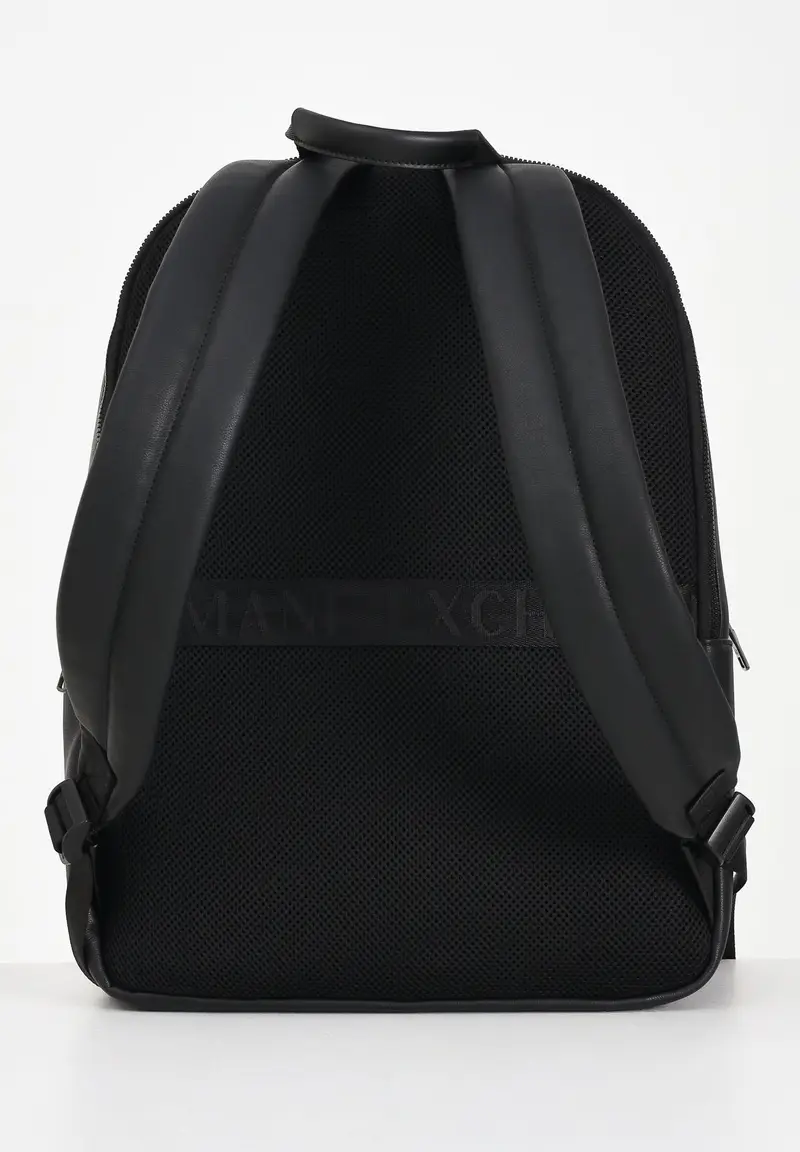 ARMANI EXCHANGE Zaino nero da uomo con logo miniatura 3
