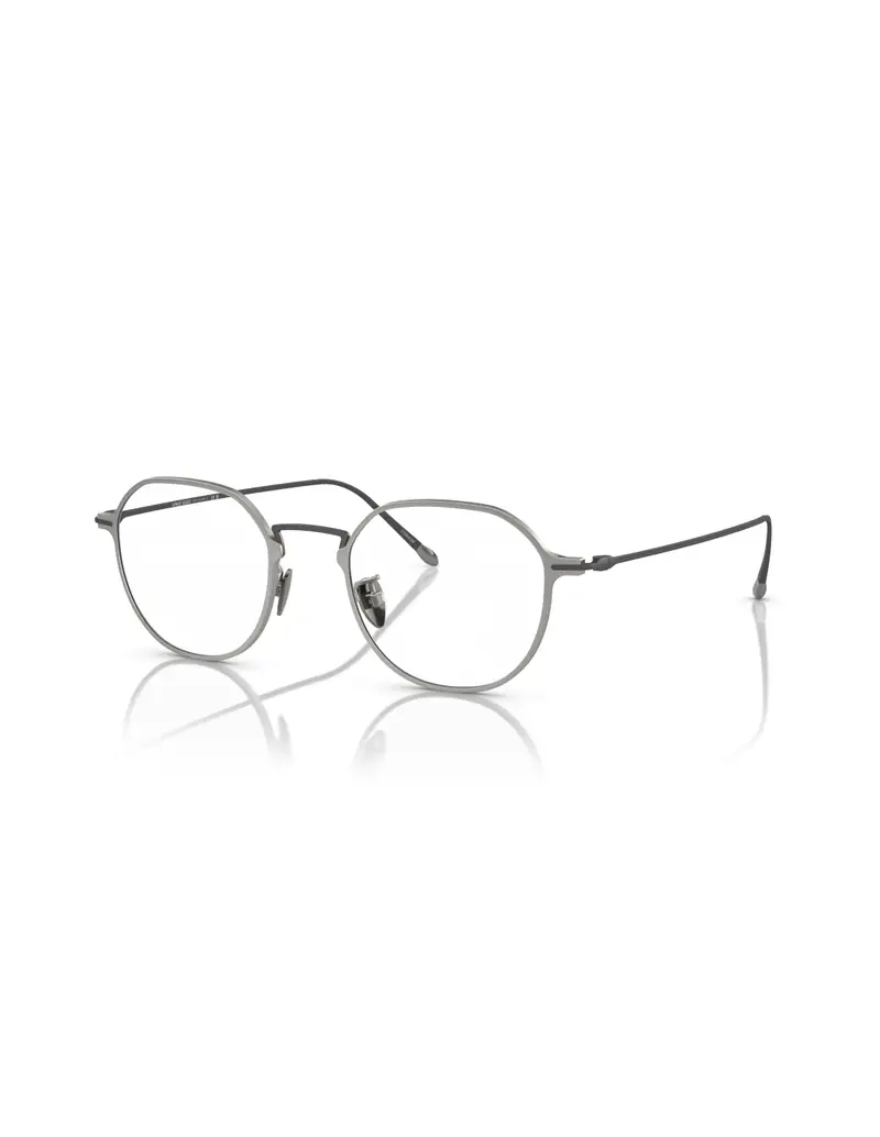 Occhiali montatura da vista GIORGIO ARMANI TITANIUM AR6138TM 3346 49 Matte Silver