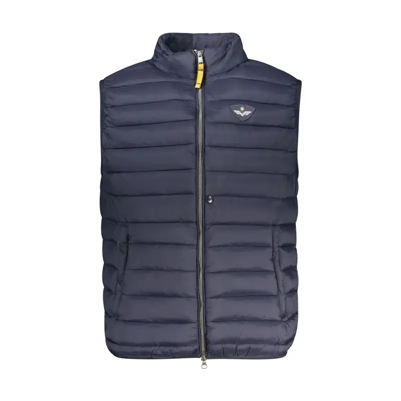 Smanicato Uomo Blu con Logo