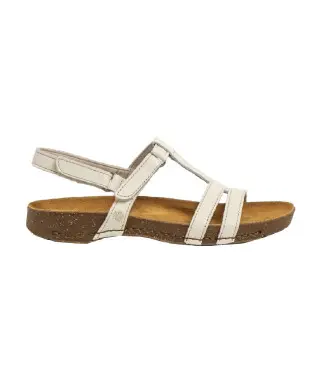 per donna 1094641ZZ003_020 Sandali in pelle 0946 I Breathe beige (36), Basso, Velcro, Casual