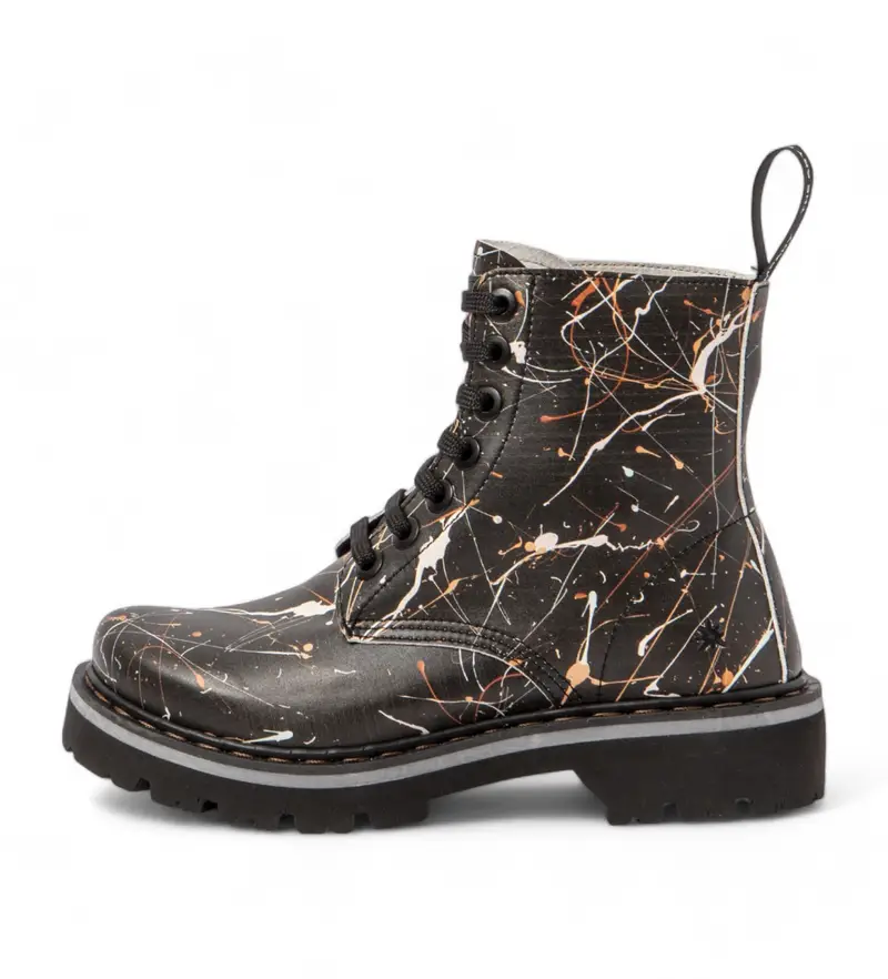 per donna 11166P112603_ESP Stivaletto in pelle 1166P nero (36), Basso, Stringhe, Casual