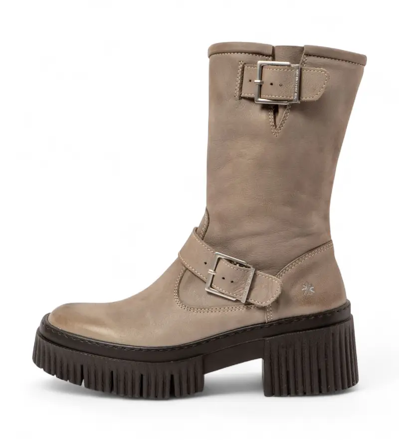 per donna. 1139711EW003_039 1397 Stivali in pelle grigia York (36), 3 a 5cm, Cerniera, Casual, Grigio