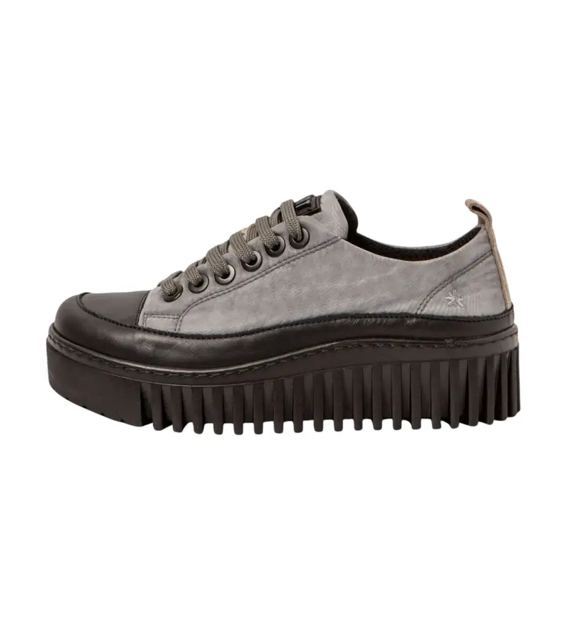 per donna 1151811GB003_039 1518 Brighton sneakers grigie (36), 3 a 5cm, Stringhe, Casual, Grigio Nero