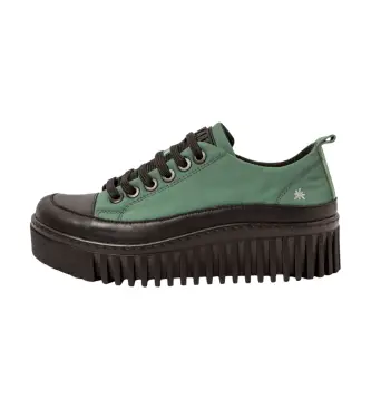 per donna 1151811UN003_001 1518 scarpe da ginnastica verdi Brighton (41), 3 a 5cm, Stringhe, Casual, Verde