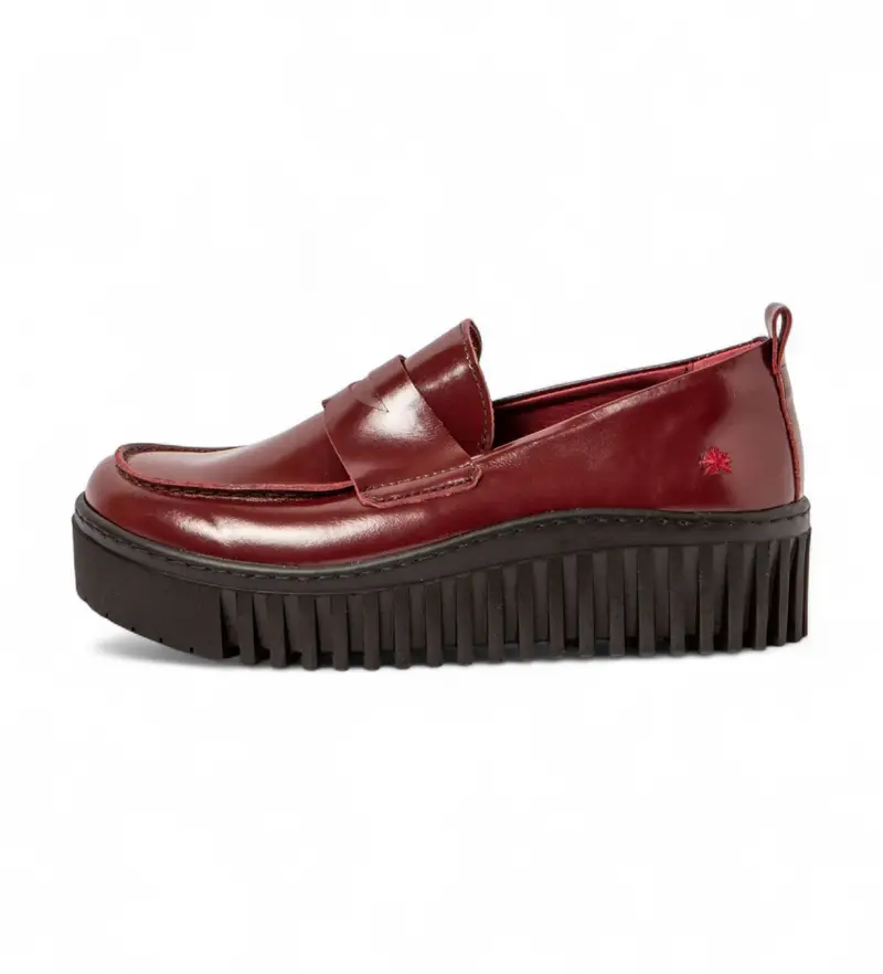 per donna 115301467003_008 Scarpe in pelle bordeaux Brighton 1530 (36), 3 a 5cm, Nessuno, Casual