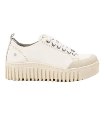 per donna 115341123003_017 Scarpe da ginnastica 1534 Nylon Bianco (39), 3 a 5cm, Stringhe, Casual