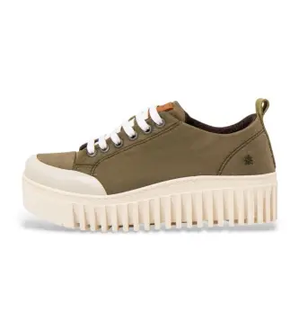 per donna 1153411DK003_0G3 Sneakers 1534 verdi (36), 3 a 5cm, Stringhe, Casual, Verde