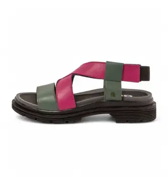 per donna 1155311Z1003_0MU Sandali in pelle 1553 Birmingham rosa (40), 3 a 5cm, Casual Fucsia